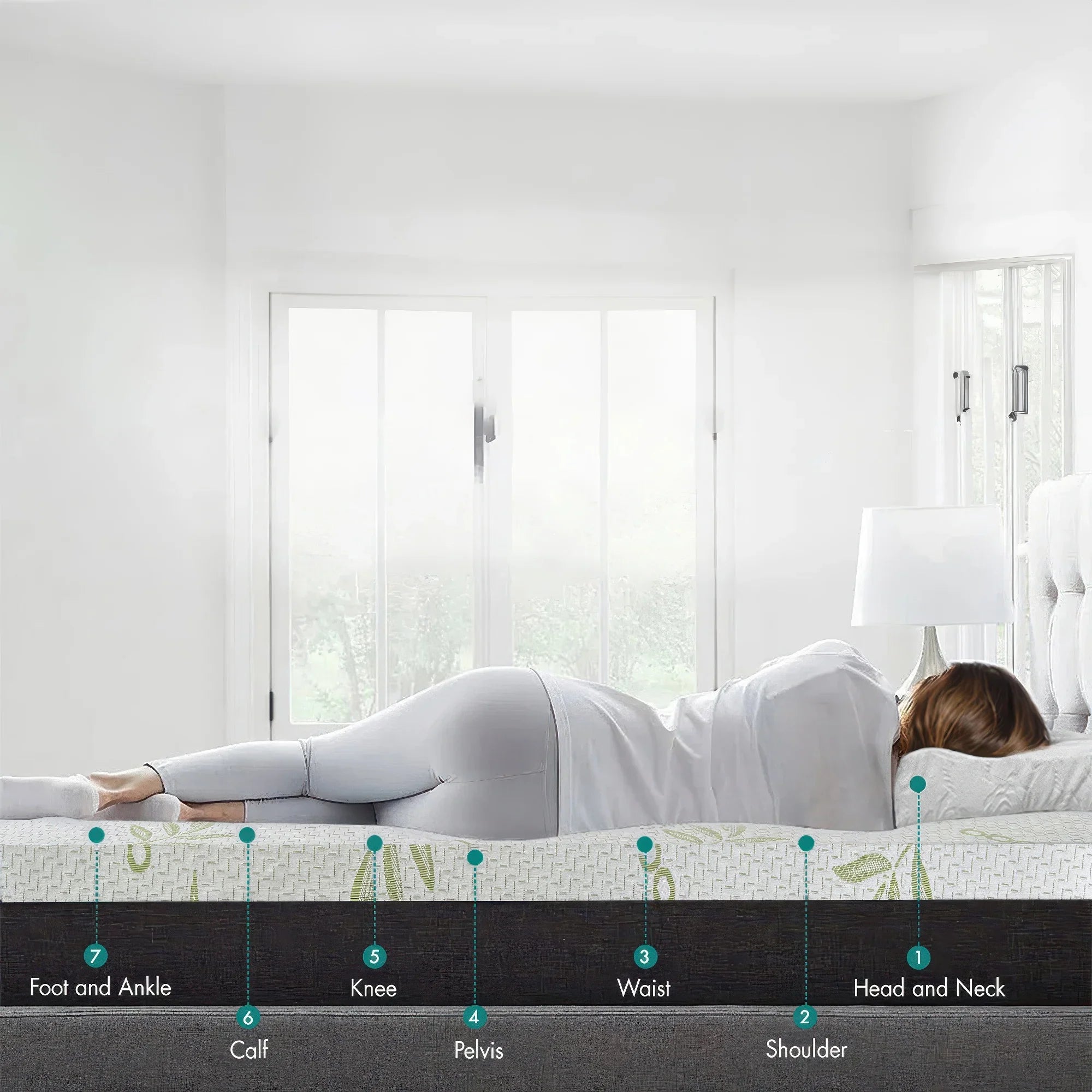Bamboo Memory Foam Mattress Topper