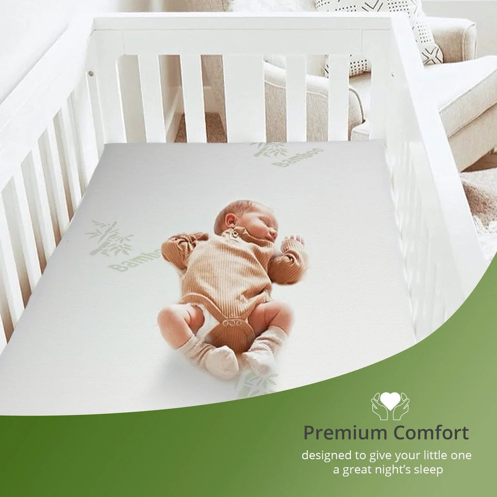 Bamboo Memory Foam Cot Bed Mattress