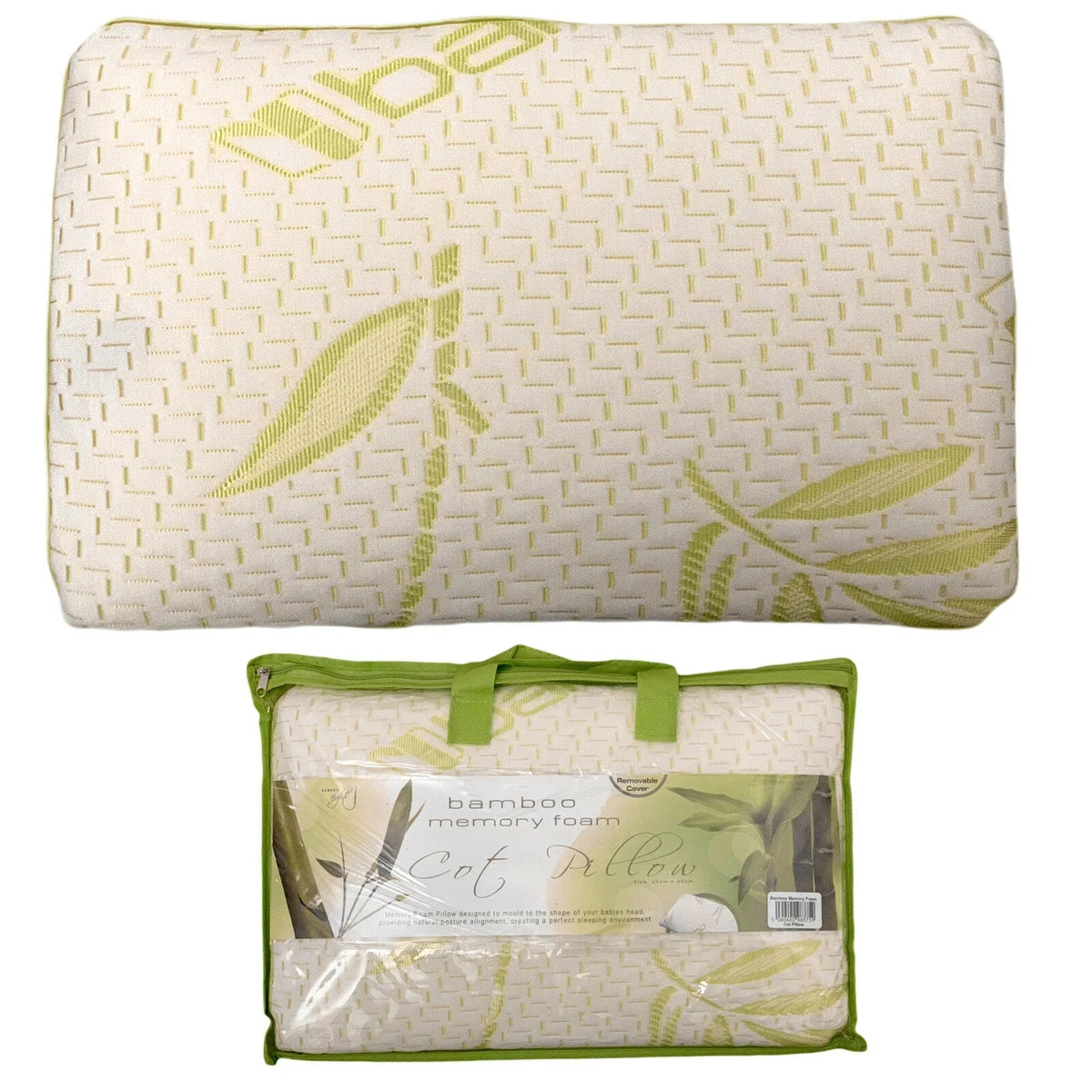 Bamboo Memory Foam Cot Pillows