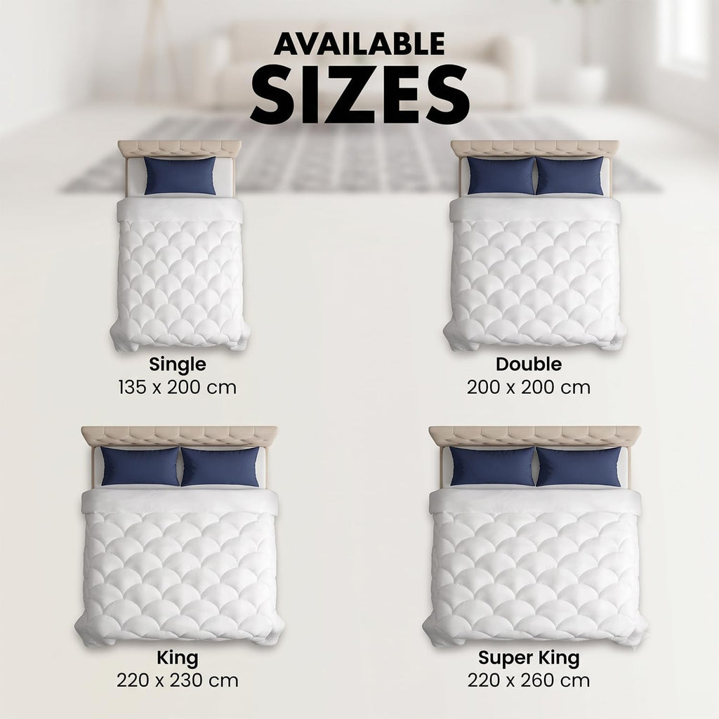 Microfibre Lightweight Anti Allergy Duvet 7.5 Tog