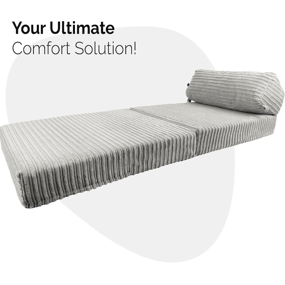 Jumbo Cord Z bed With Pillow Chair Bed Sofa