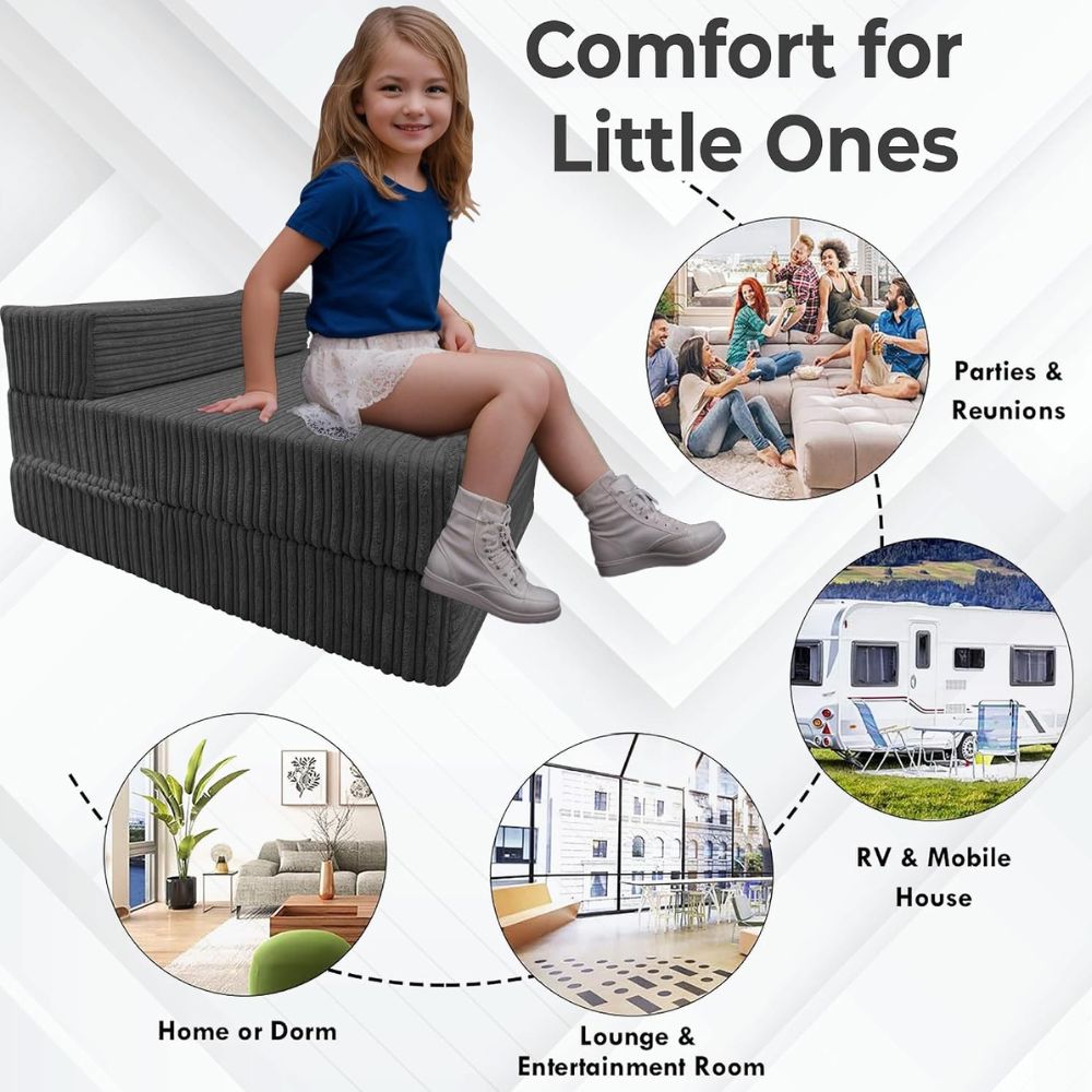 Jumbo Cord Chair Bed Sofa Z bed