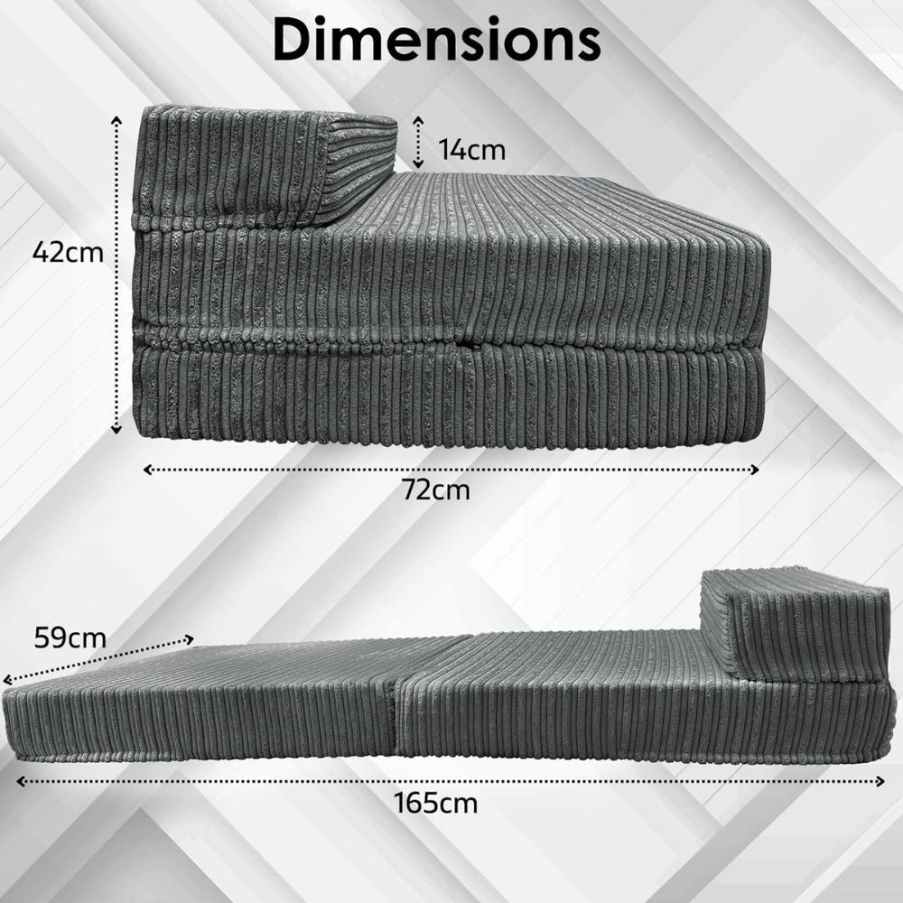 Jumbo Cord Chair Bed Sofa Z bed