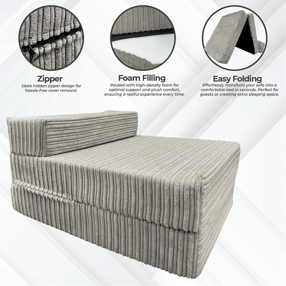 Jumbo Cord Chair Bed Sofa Z bed