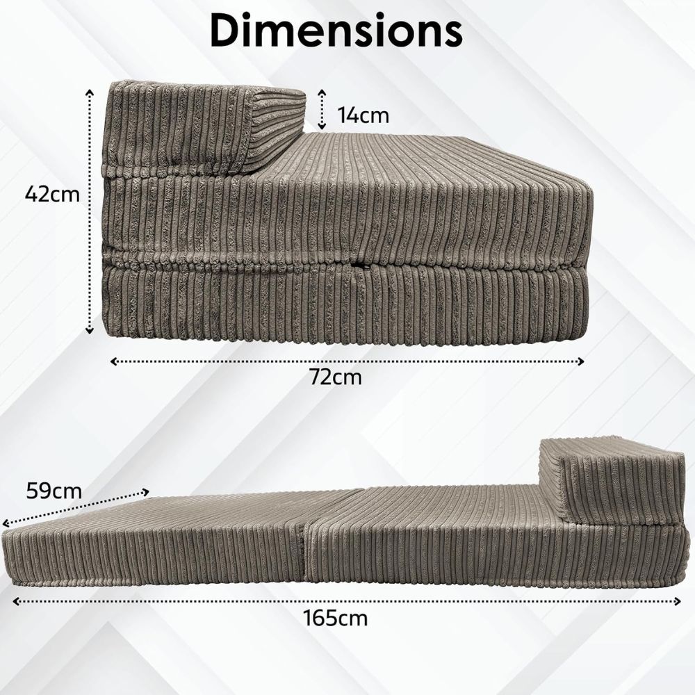 Jumbo Cord Chair Bed Sofa Z bed