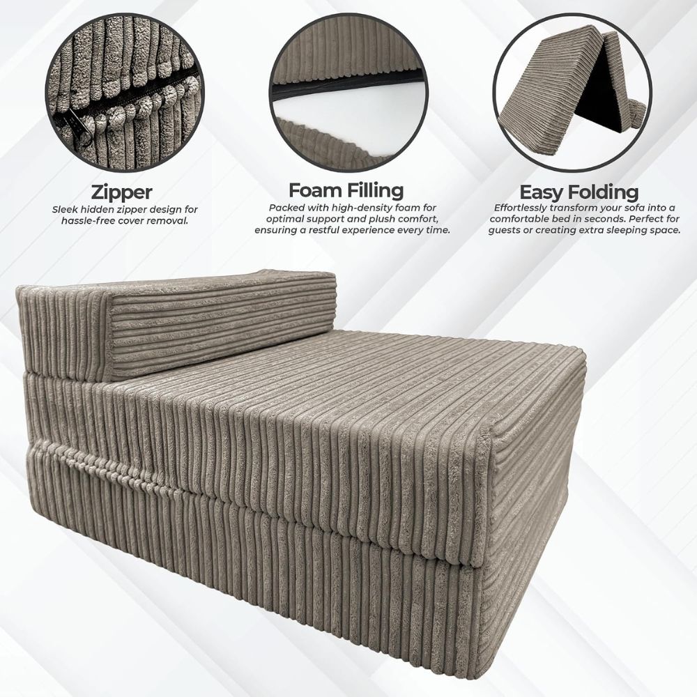 Jumbo Cord Chair Bed Sofa Z bed