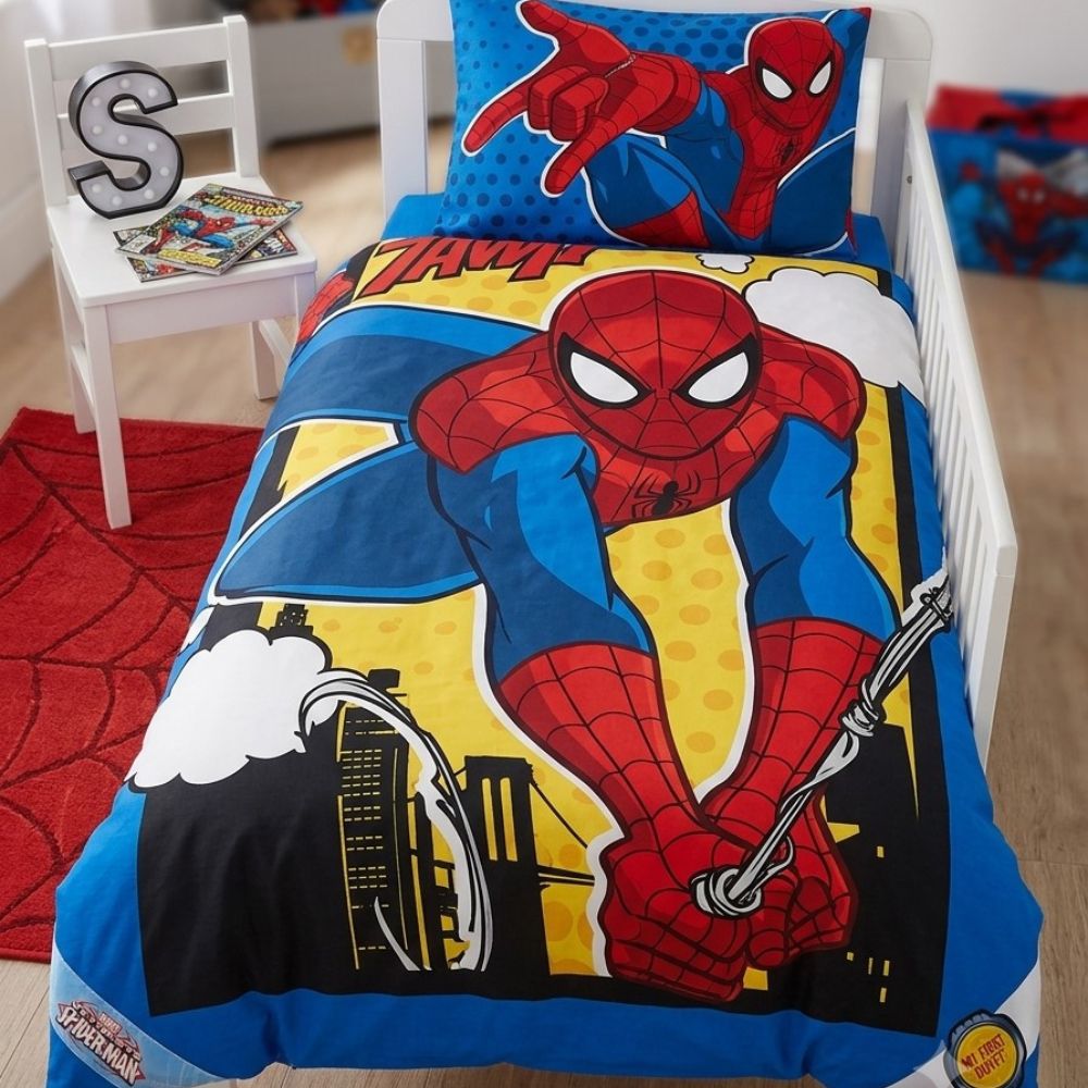 Marvel Ultimate Spider Man Junior Cot Duvet Set
