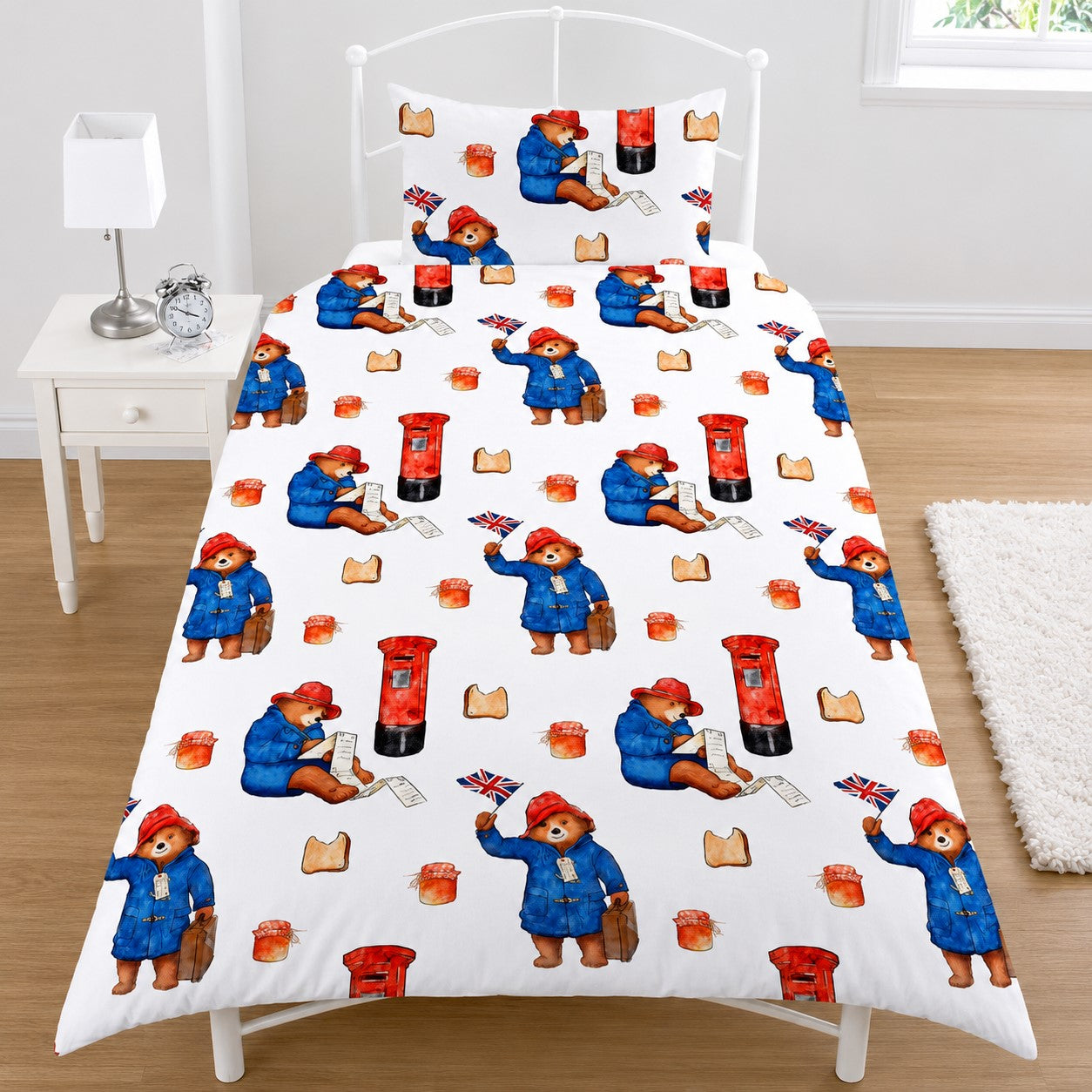 Paddington Bear Postbox Single Duvet Cover Set
