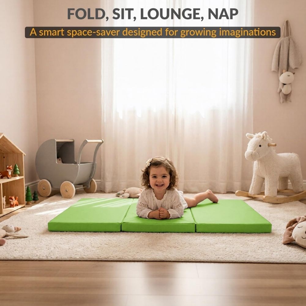 2 in 1 Fold Out Tri-fold Cube Z Bed Mattress