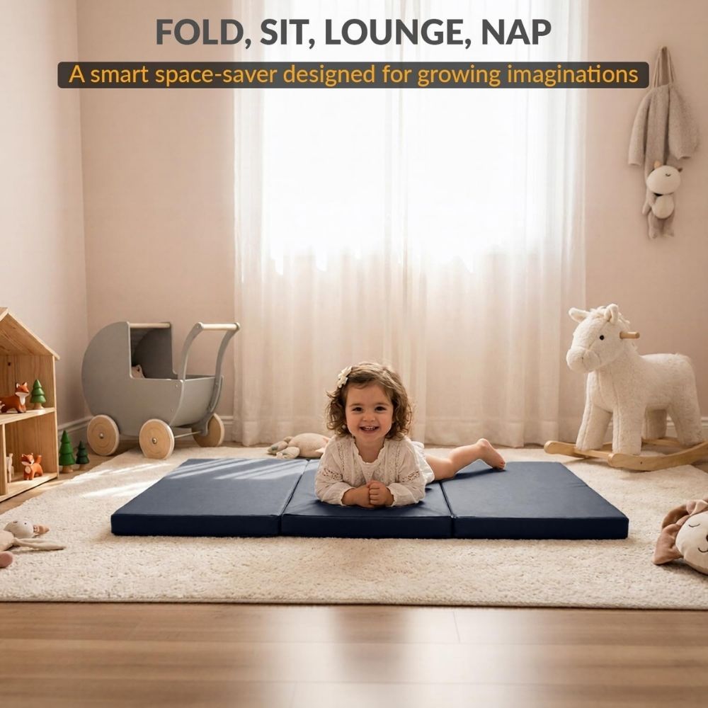 2 in 1 Fold Out Tri-fold Cube Z Bed Mattress