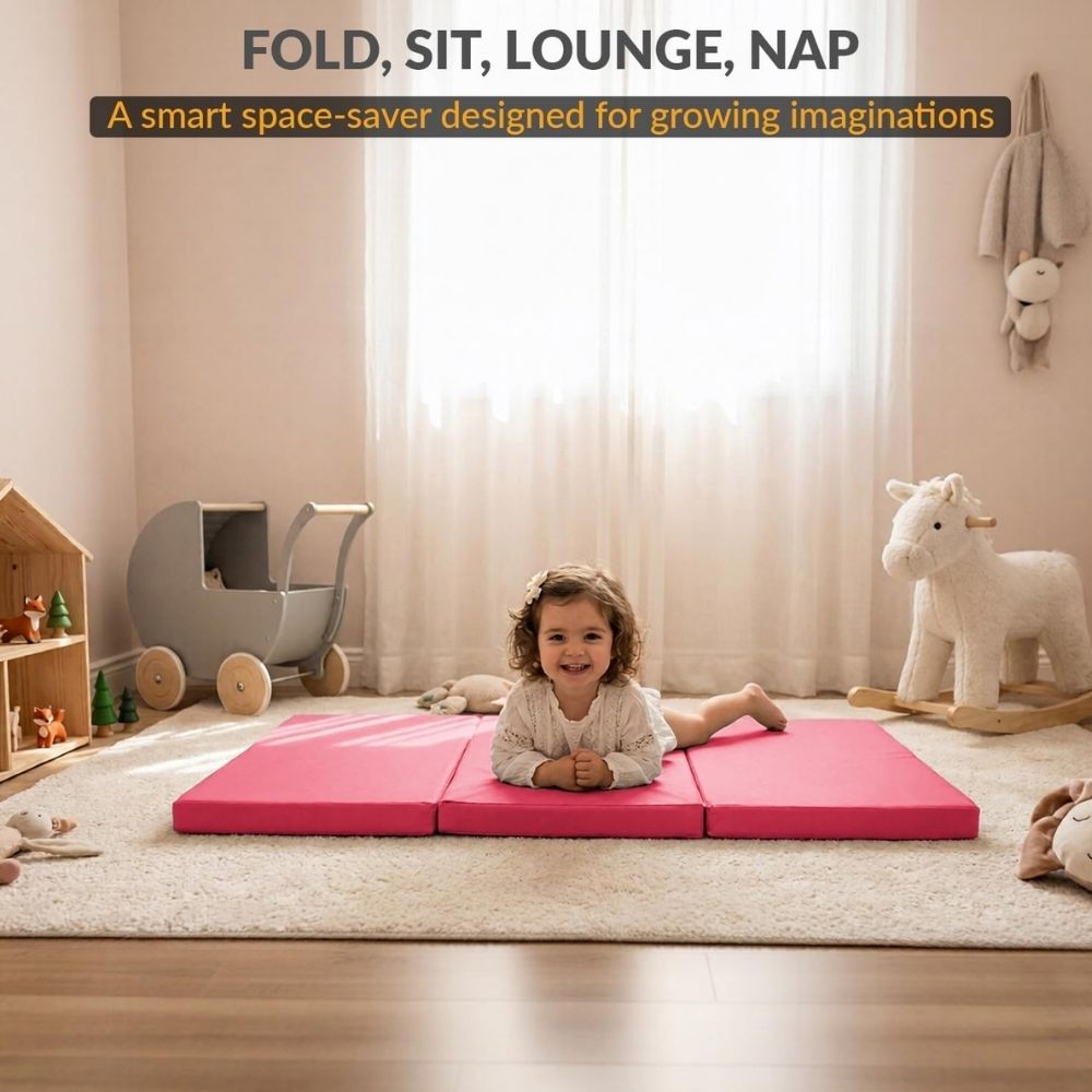 2 in 1 Fold Out Tri-fold Cube Z Bed Mattress
