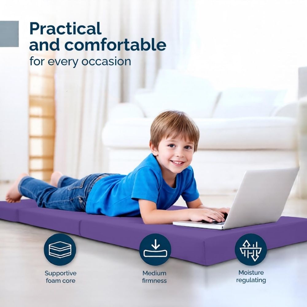 2 in 1 Fold Out Tri-fold Cube Z Bed Mattress