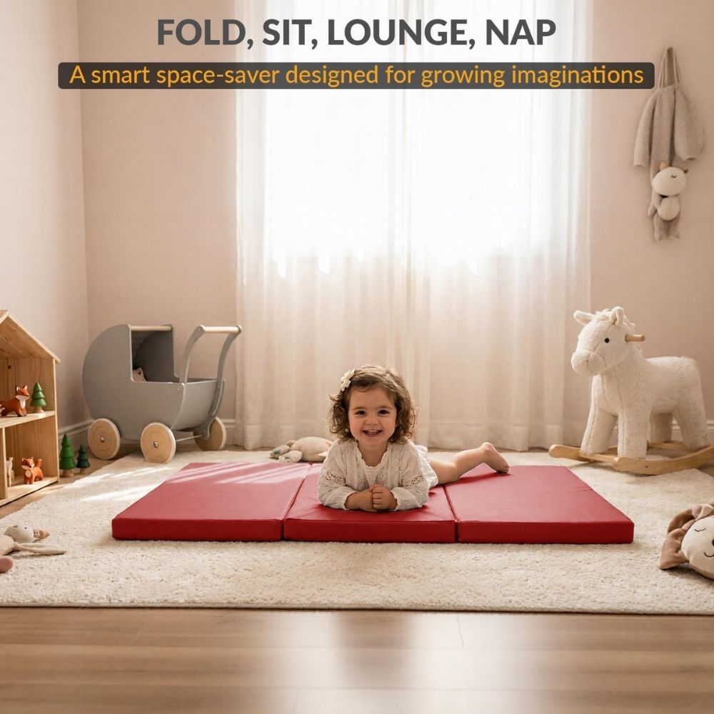 2 in 1 Fold Out Tri-fold Cube Z Bed Mattress