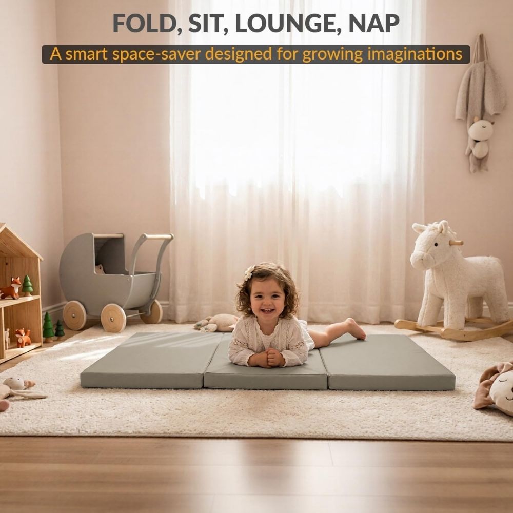 2 in 1 Fold Out Tri-fold Cube Z Bed Mattress
