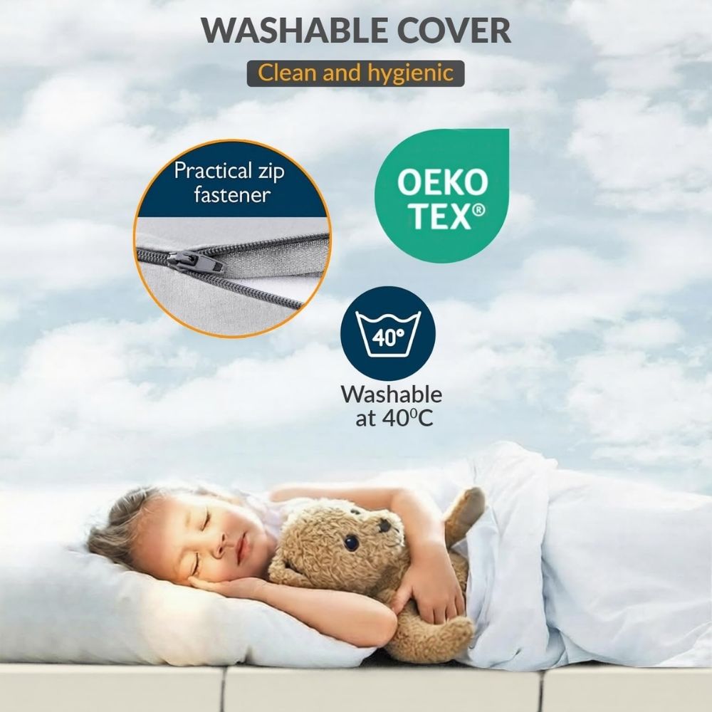 2 in 1 Fold Out Tri-fold Cube Z Bed Mattress