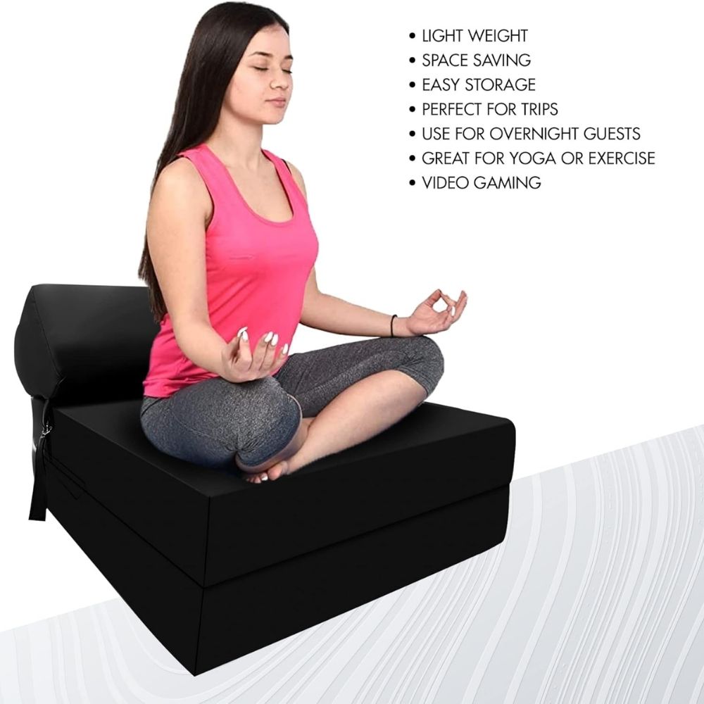 Z bed Fold out Sofa Bed Futon Chair with Pillow
