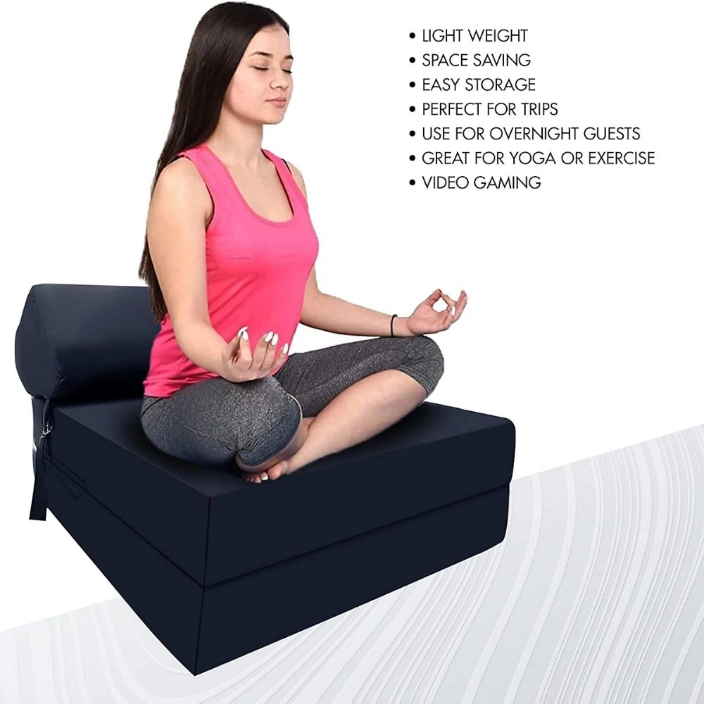 Z bed Fold out Sofa Bed Futon Chair with Pillow