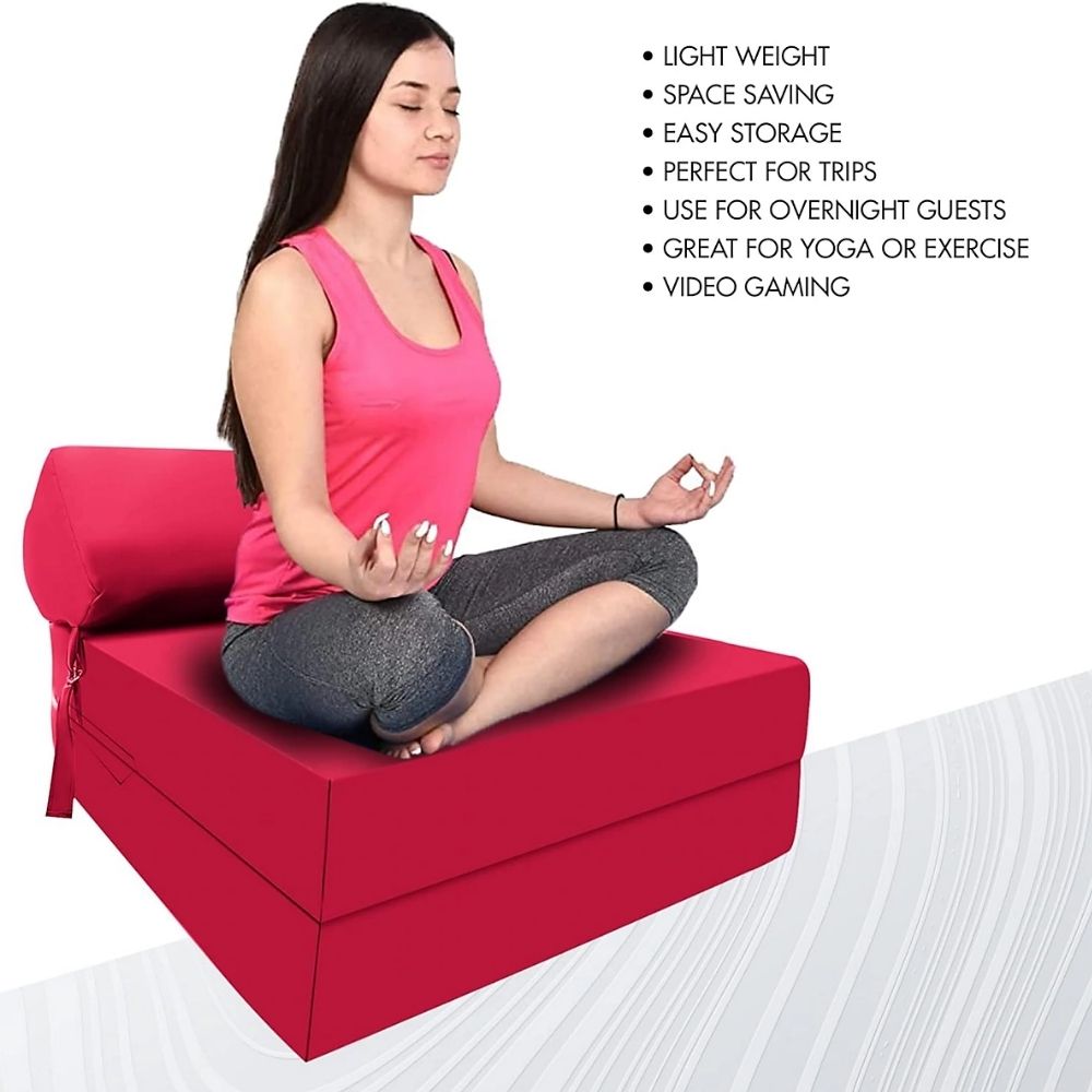 Z bed Fold out Sofa Bed Futon Chair with Pillow