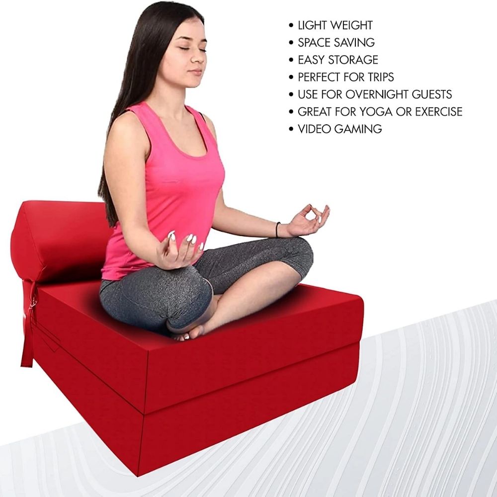 Z bed Fold out Sofa Bed Futon Chair with Pillow