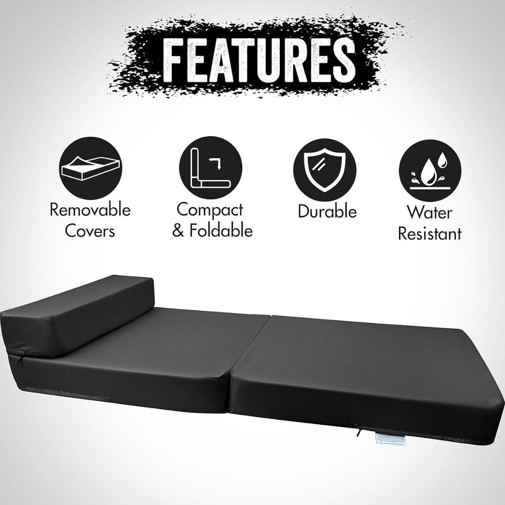 Single Sofa Bed Chair – Convertible Z-Bed