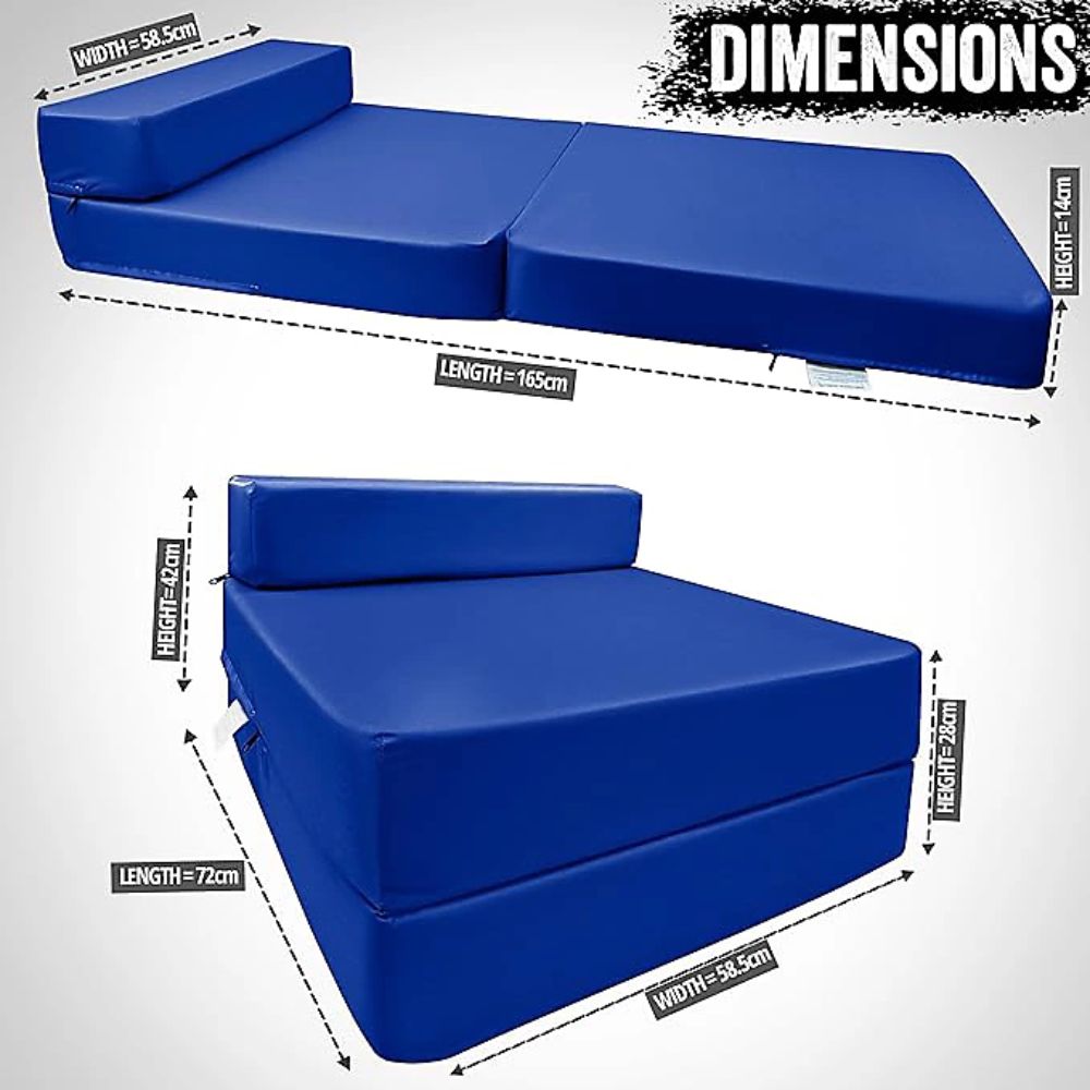 Single Sofa Bed Chair – Convertible Z-Bed