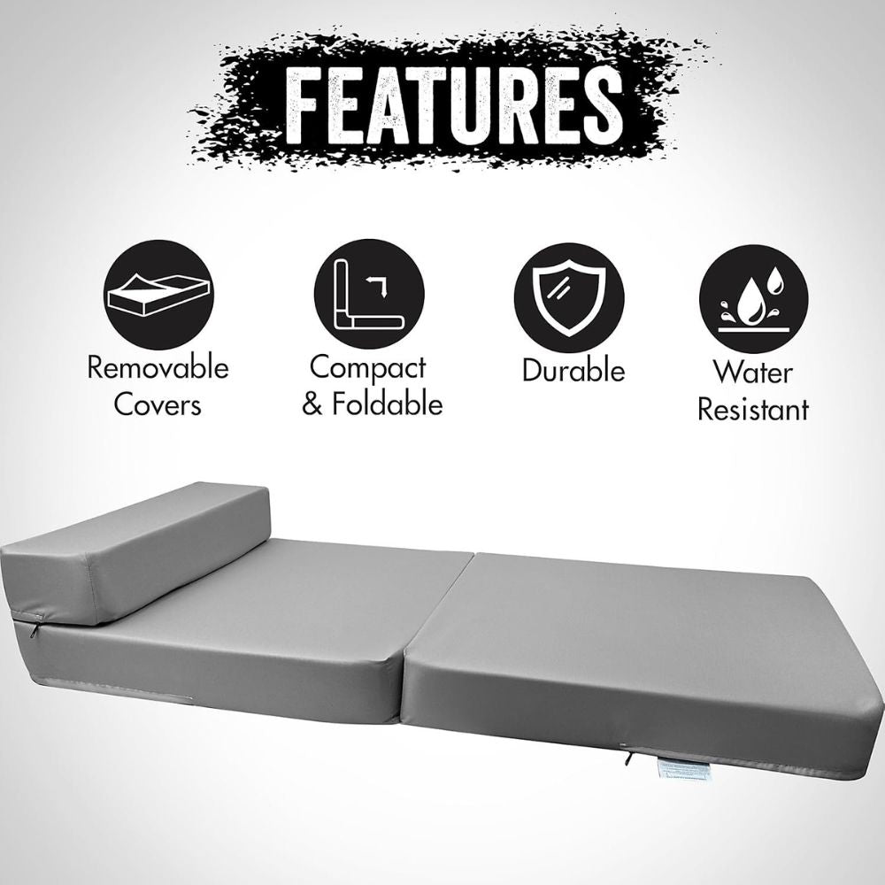 Single Sofa Bed Chair – Convertible Z-Bed