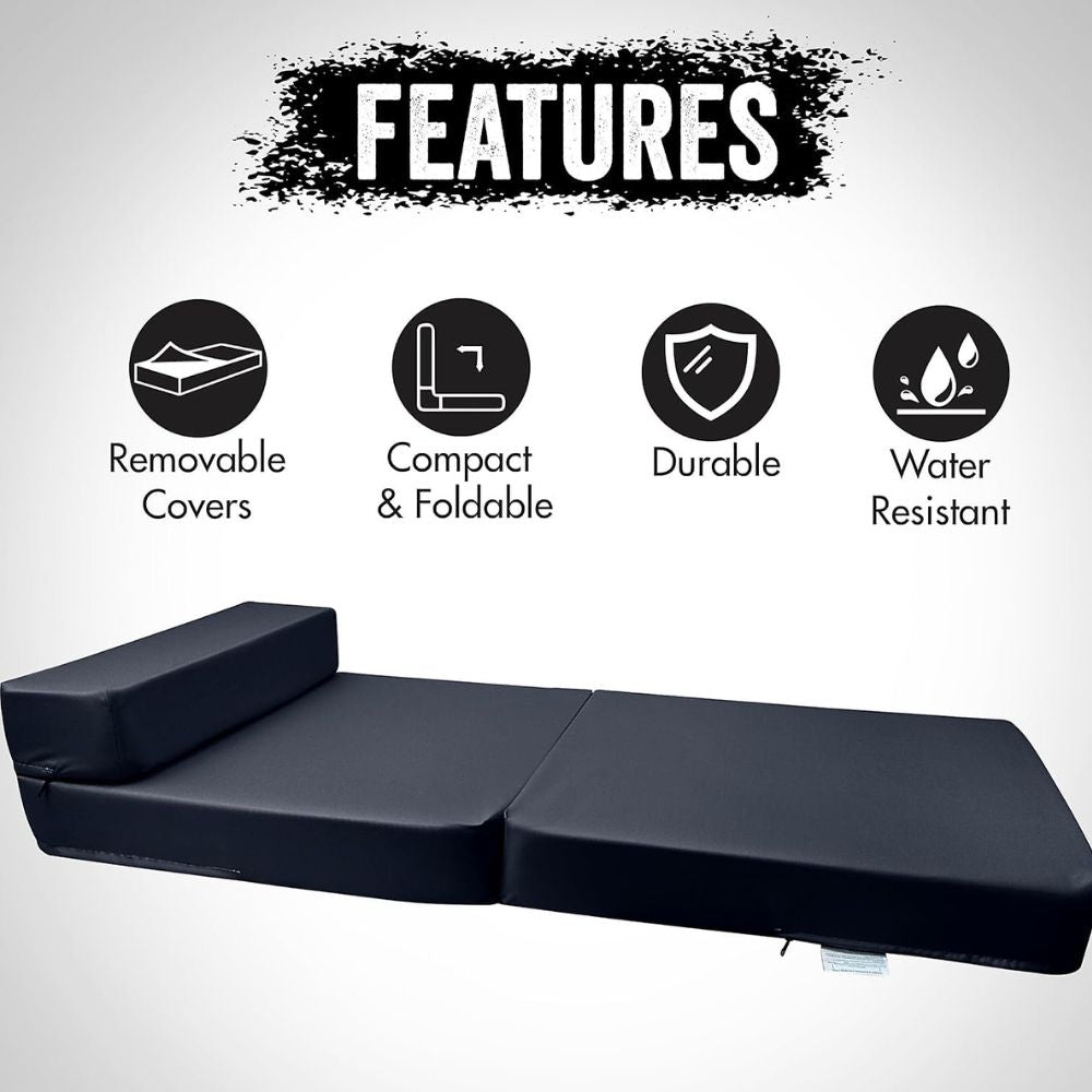 Single Sofa Bed Chair – Convertible Z-Bed