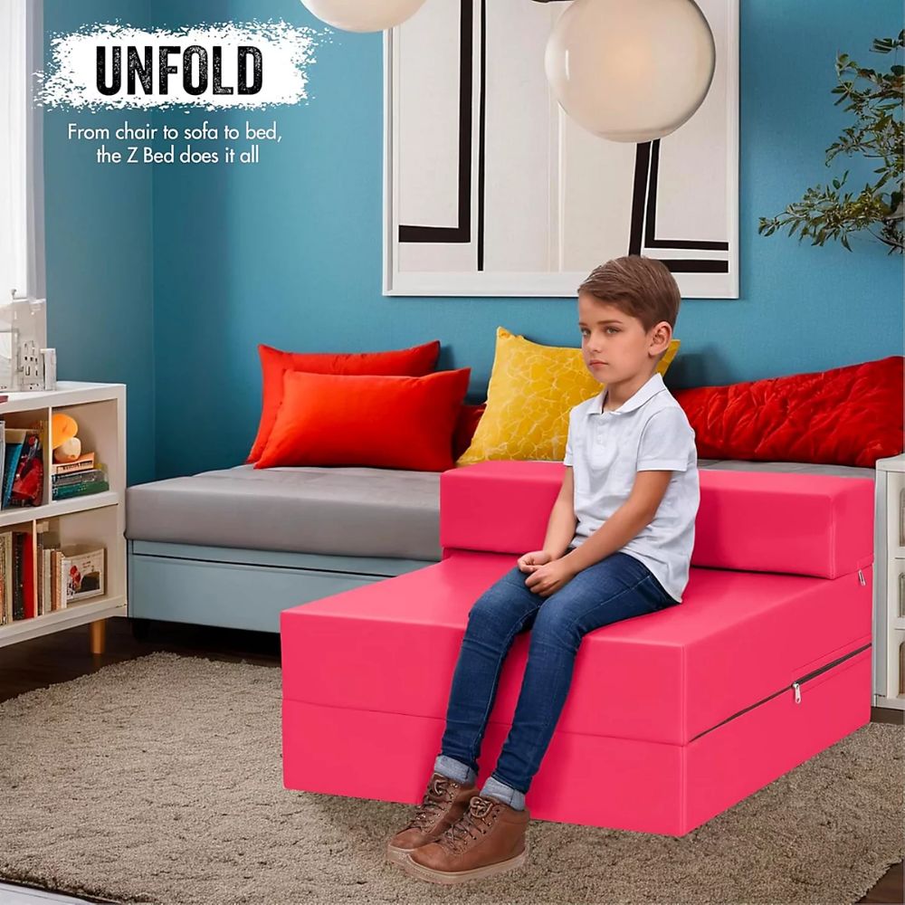 Single Sofa Bed Chair – Convertible Z-Bed