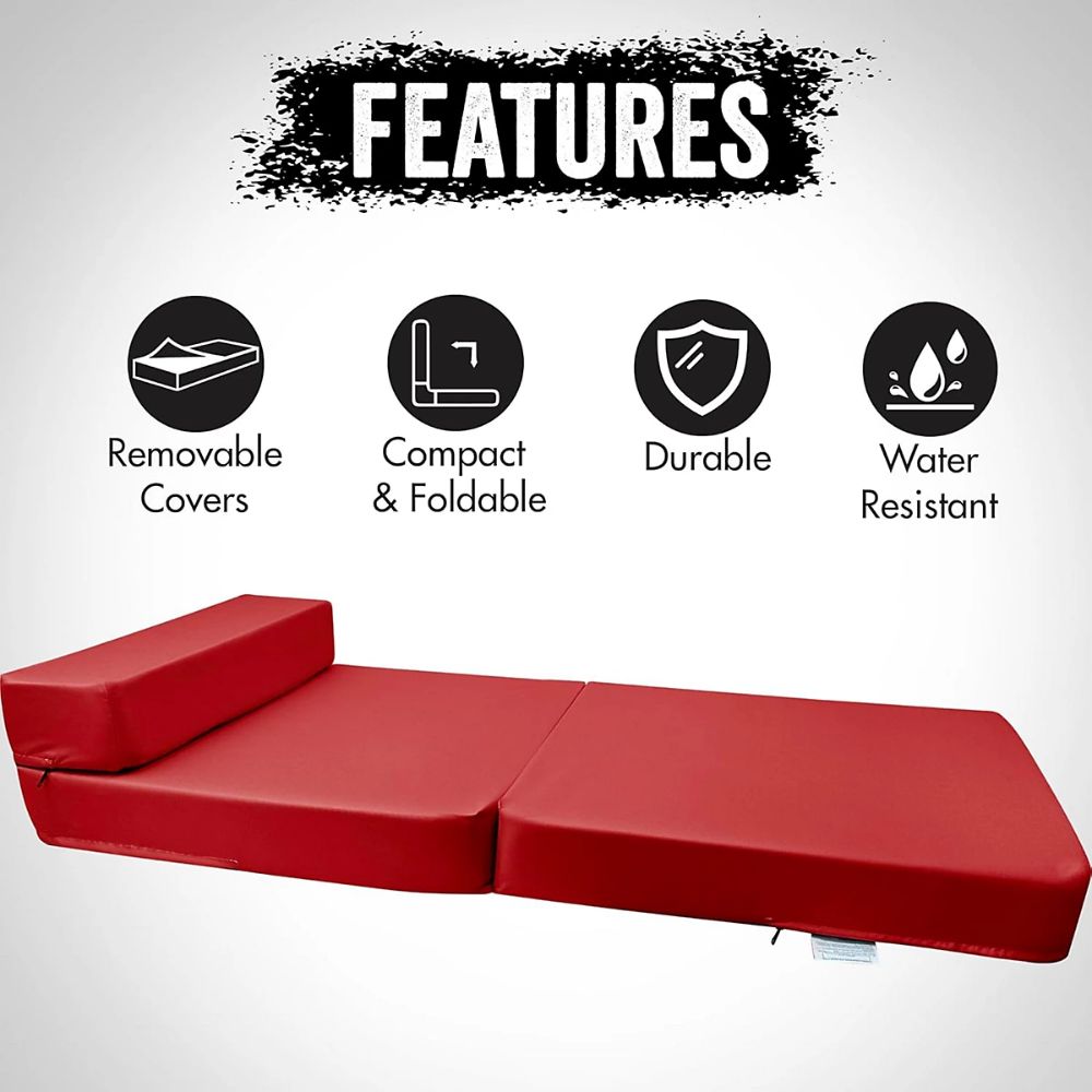 Single Sofa Bed Chair – Convertible Z-Bed